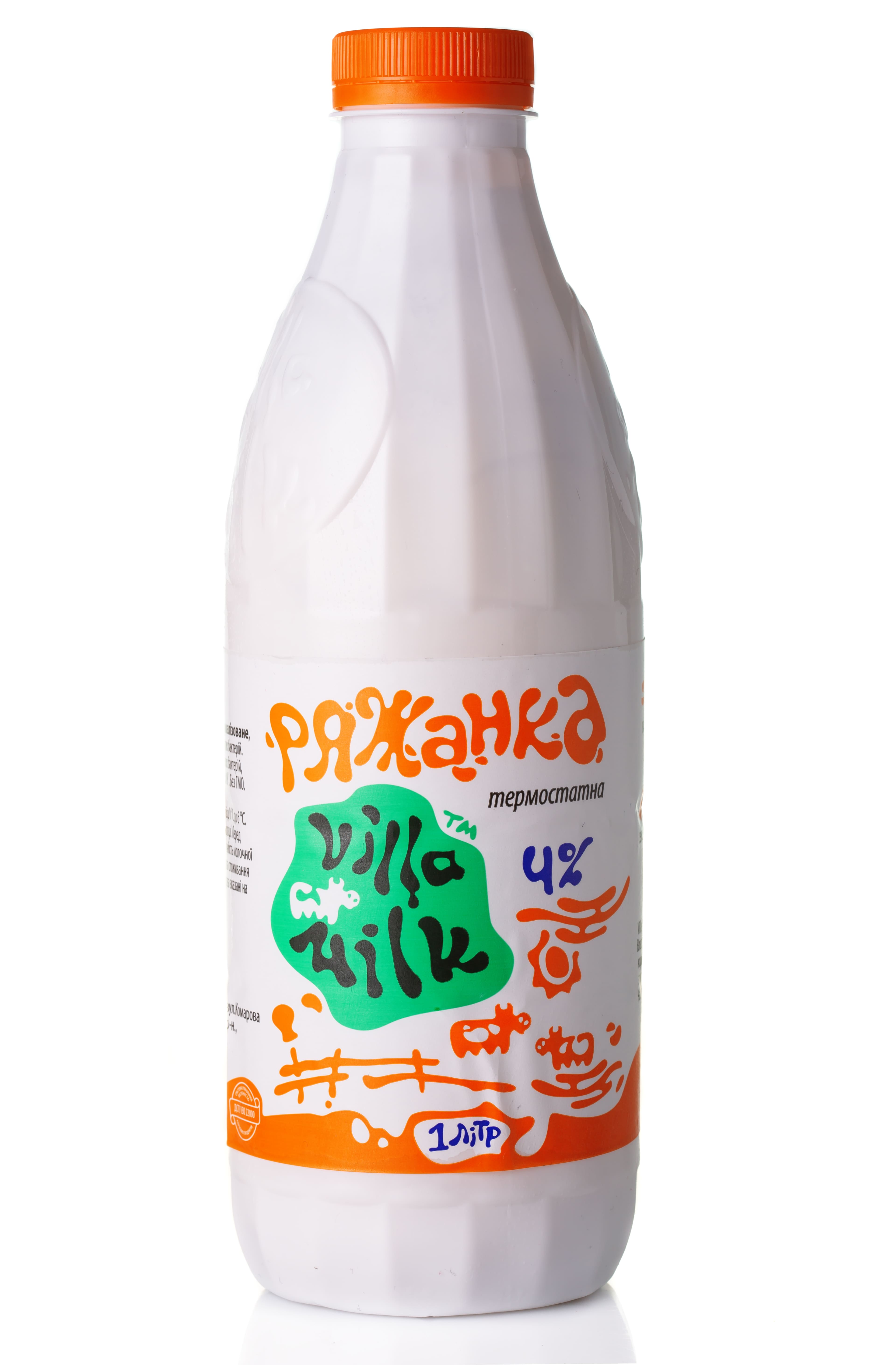 Ряжанка термостатна ВІЛЛА МІЛК, 4%, 1000г